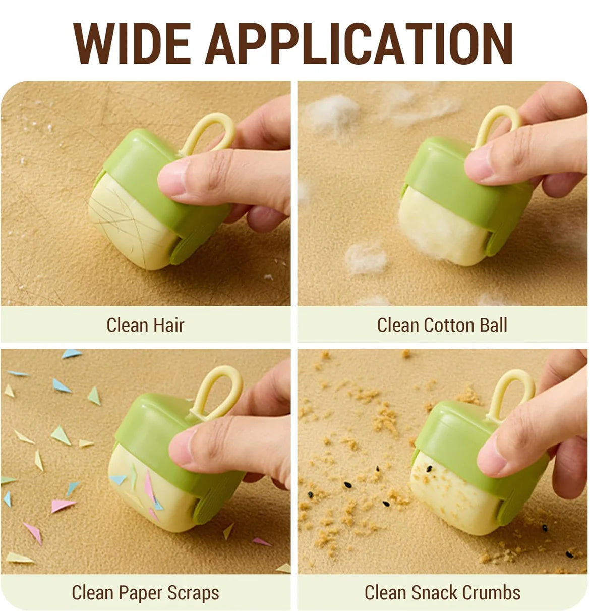 Removedor Portátil de Pelos y Pelusas – Reutilizable y Ecológico