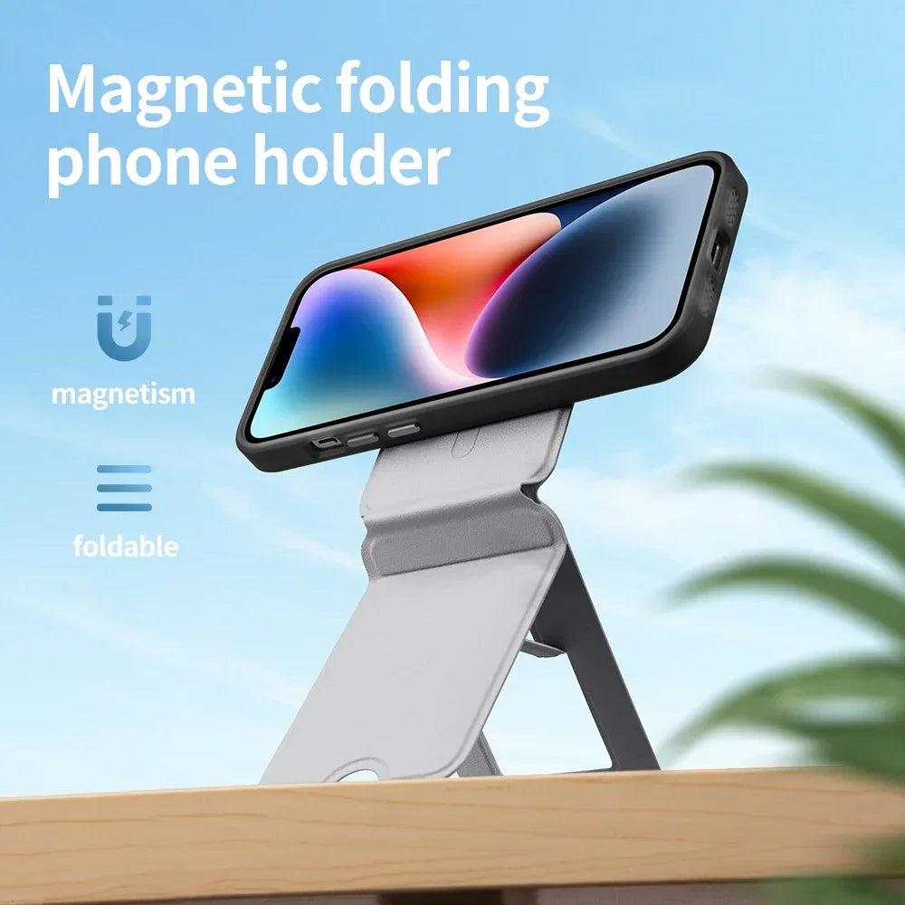 Soporte Magnético Plegable para iPhone | Estilo y Comodidad sin Manos