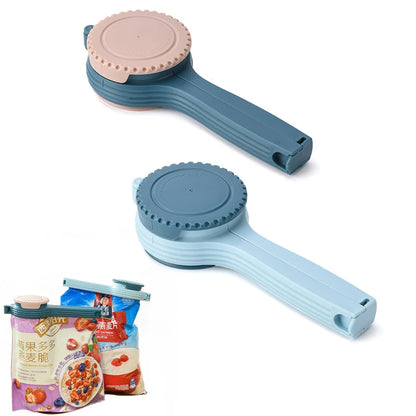 Sellador Reutilizable con Clip y Boquilla – Snack Sealer
