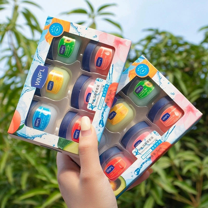 Set de Bálsamos Labiales Naturales | Hidratación con Esencia Botánica (6 piezas)