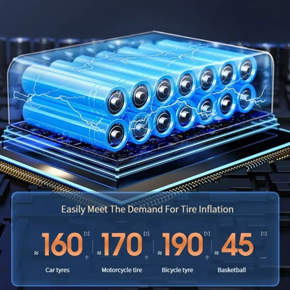 Bomba de Aire Inalámbrica para Gomas | Compacta, Potente y Siempre Lista