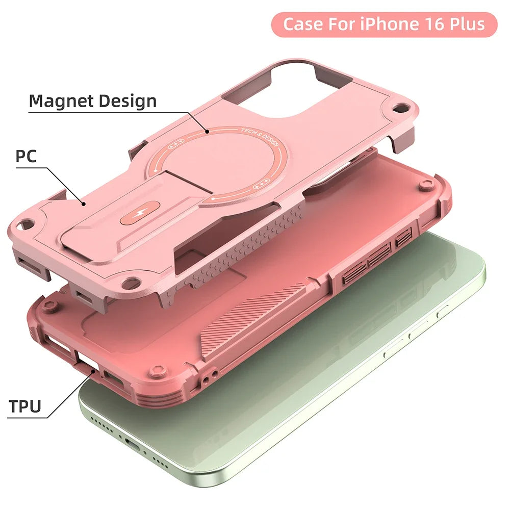 Estuche Magnético Antigolpes para iPhone | Protección con Estilo