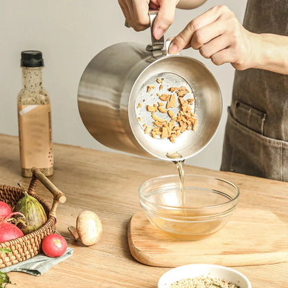Olla Freidora de Acero Inoxidable con Canasta y Filtro de Aceite