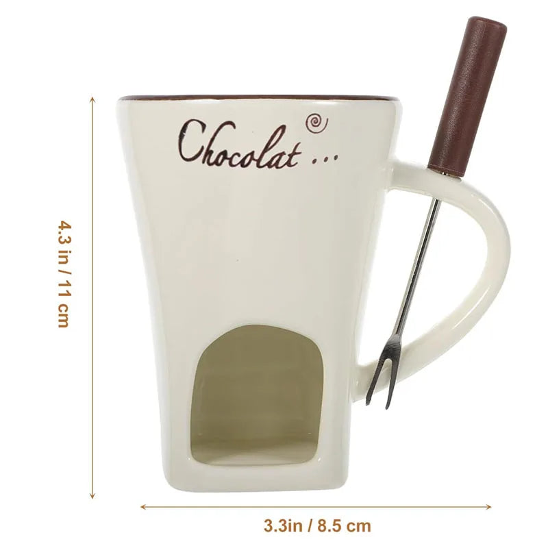 Taza de Fondue de Cerámica – 130 ml