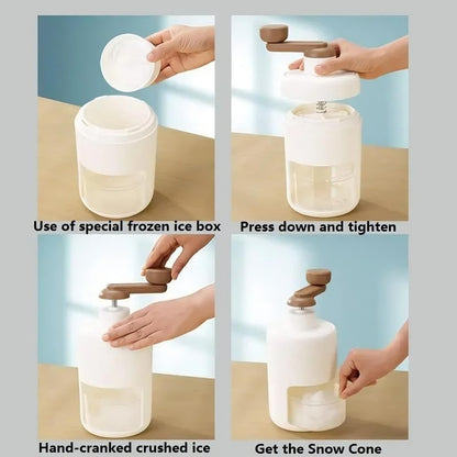 Máquina Manual para Hacer Yun Yun | Ice Crusher Slushie Maker