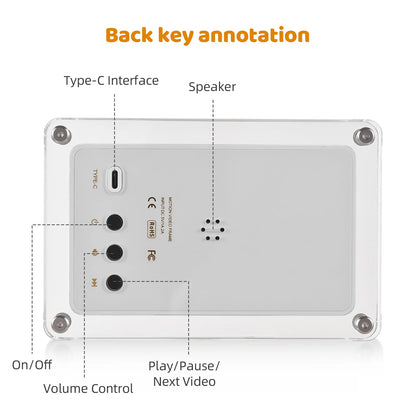 Portarretrato Digital de Acrílico | Donde los Recuerdos Nunca se Apagan