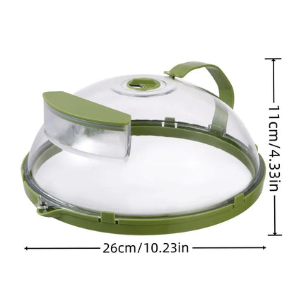 Tapa para Microondas con Vaporizador | Comidas Más Jugosas, Sin Reguero