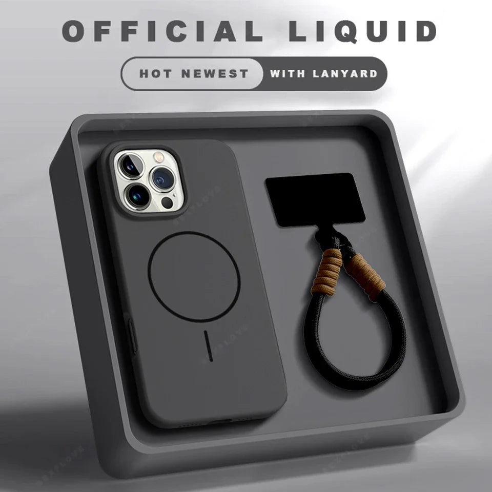 Funda Magnética con Correa para iPhone – Estilo, Protección y Comodidad