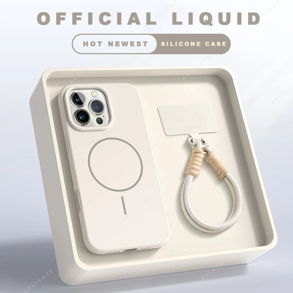 Funda Magnética con Correa para iPhone – Estilo, Protección y Comodidad