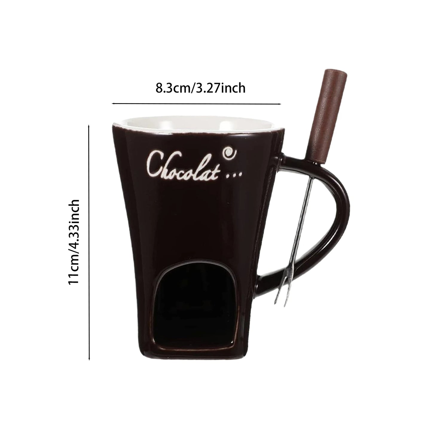 Taza de Fondue de Cerámica – 130 ml