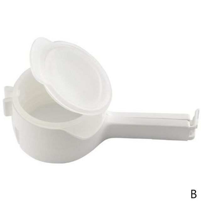 Sellador Reutilizable con Clip y Boquilla – Snack Sealer