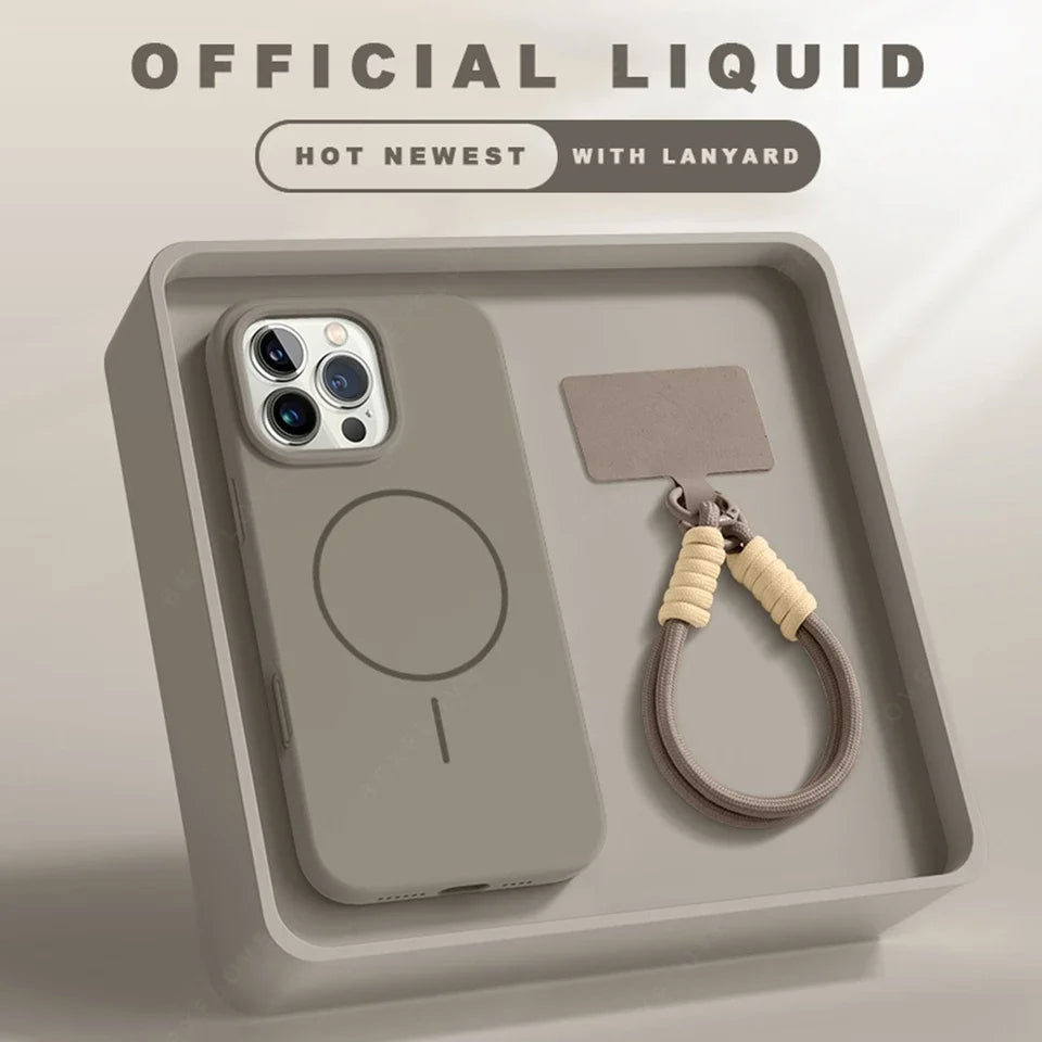 Funda Magnética con Correa para iPhone – Estilo, Protección y Comodidad