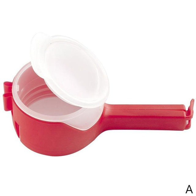 Sellador Reutilizable con Clip y Boquilla – Snack Sealer