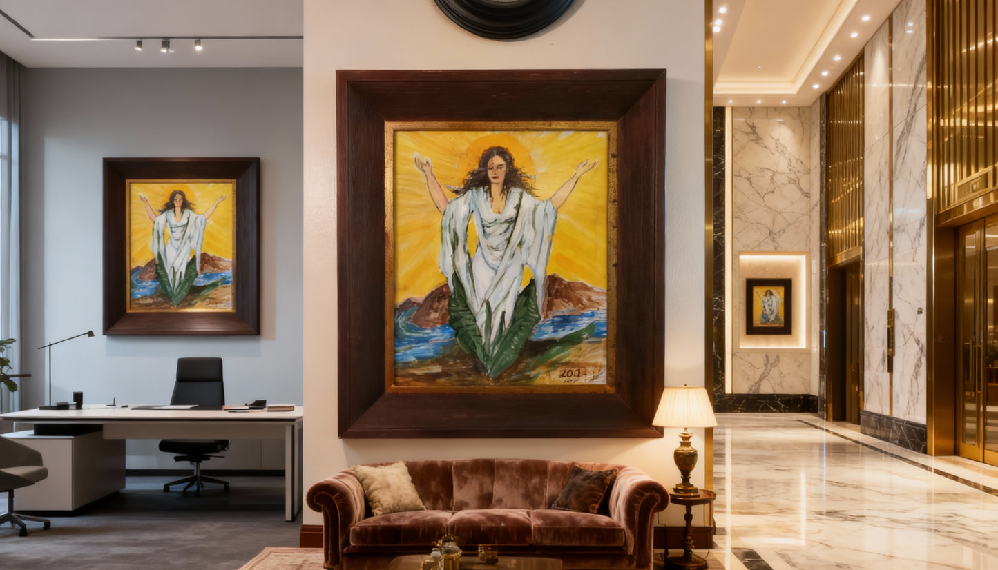 “Madre Universal” | Elsa Núñez (Mixta, 13x16”, 2023)