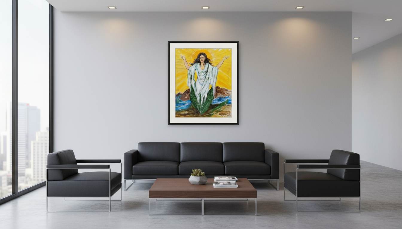 “Madre Universal” | Elsa Núñez (Mixta, 13x16”, 2023)