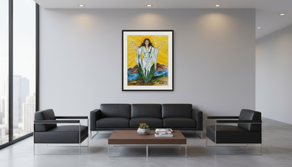 “Madre Universal” | Elsa Núñez (Mixta, 13x16”, 2023)